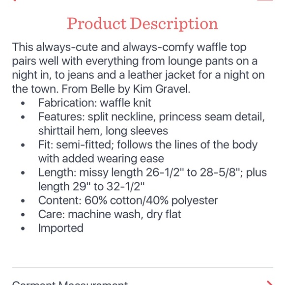 Raw edge seam pullover - Picture 2 of 7